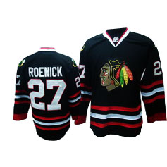 #27 Jeremy Roenick Blue Chicago Blackhawks NHL Jersey