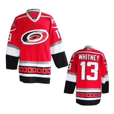 #13 Whitney Red Carolina Hurricanes NHL Jersey