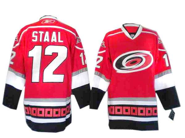 Hurricanes #12 Staal Red NHL Jersey