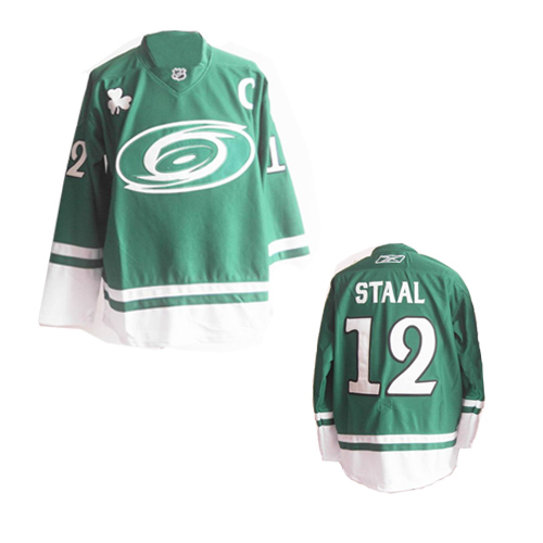 Hurricanes #12 Eric Staal Green NHL Jersey