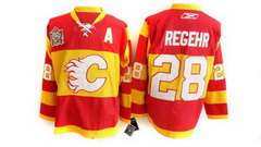 Regehr Jersey: 2011 Heritage Classic NHL #28 Calgary Flames Jersey in Red