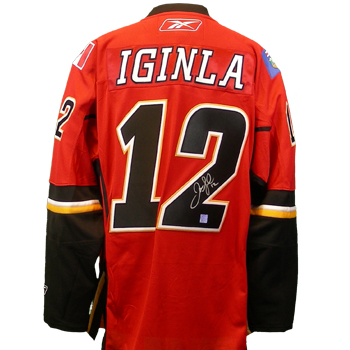 Calgary Flames #12 Jarome Iginla Red NHL Jersey