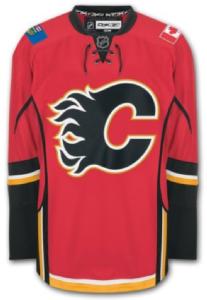 Kiprusoff Jersey: Reebok NHL #13 Calgary Flames Jersey in Red