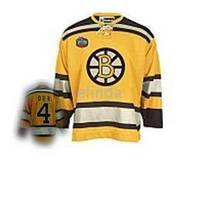 Bobby Orr Jersey Yellow  #4 Boston Bruins NHL  Jersey