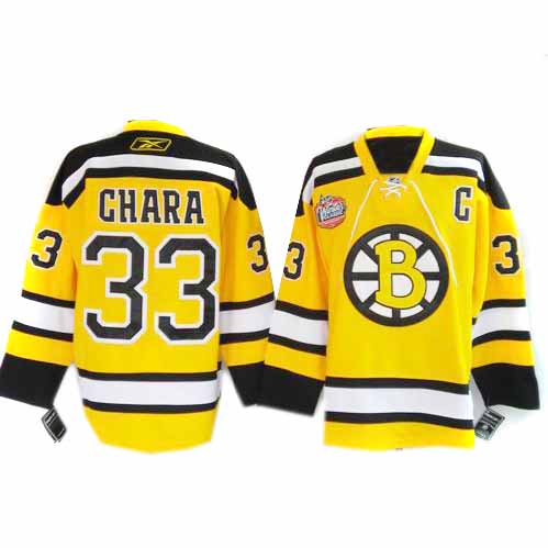 Zdeno Chara Jersey Yellow #33 New Winter Classic NHL Boston Bruins Jersey