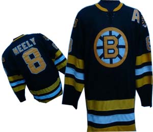 Neely Jersey: NHL #8 Boston Bruins Jersey in Black