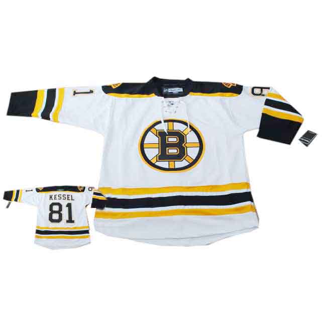 Kessel Jersey White  #81 Boston Bruins NHL Jersey