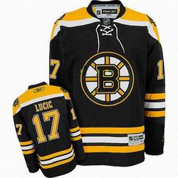 Lucic Jersey Black  #17 Boston Bruins NHL Jersey