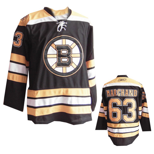 Black  Marghand jersey, Boston Bruins #63 RBK NHL jersey