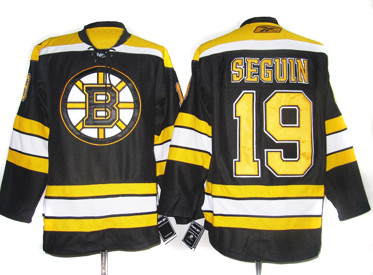 Black  Seguin Bruins #19 Reebok NHL  Jersey