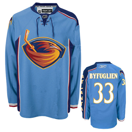 Blue Dustin Byfuglien NHL Atlanta Thrashers #33 Jersey
