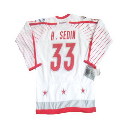 2012 All Star NHL #33 white Henrik Sedin jersey