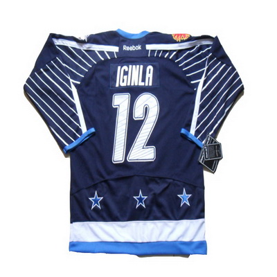 #12 Jarome Iginla 2012 All Star NHL Jersey in blue