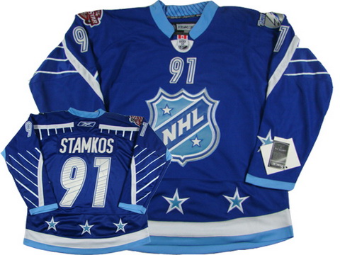 STAMKOS Blue Jersey, Tampa Bay Lightning #91 2011 All Star NHL Jersey