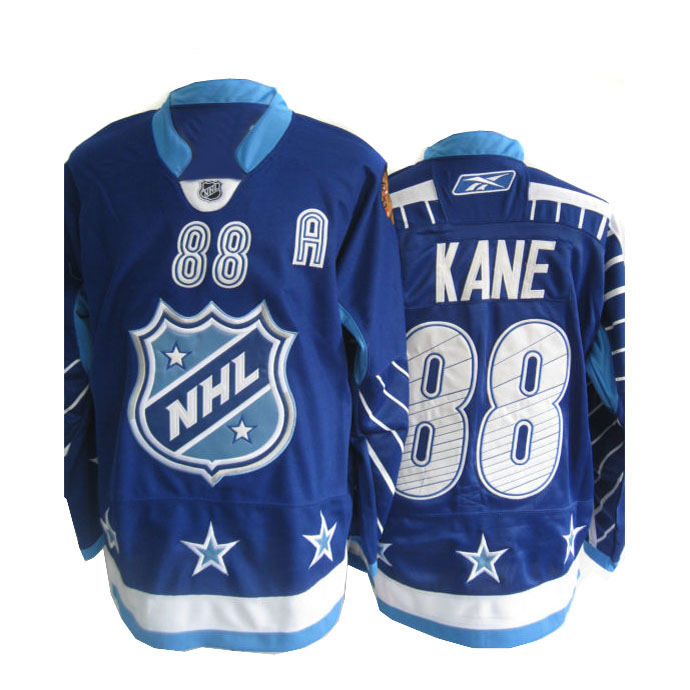 Blue Patrick Kane Blackhawks 2011 All Star NHL #88 Jersey