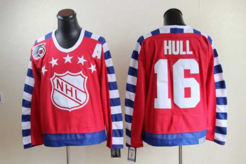 #16 Hull Red 2011 All Star CANADA 75TH CCM NHL Jersey