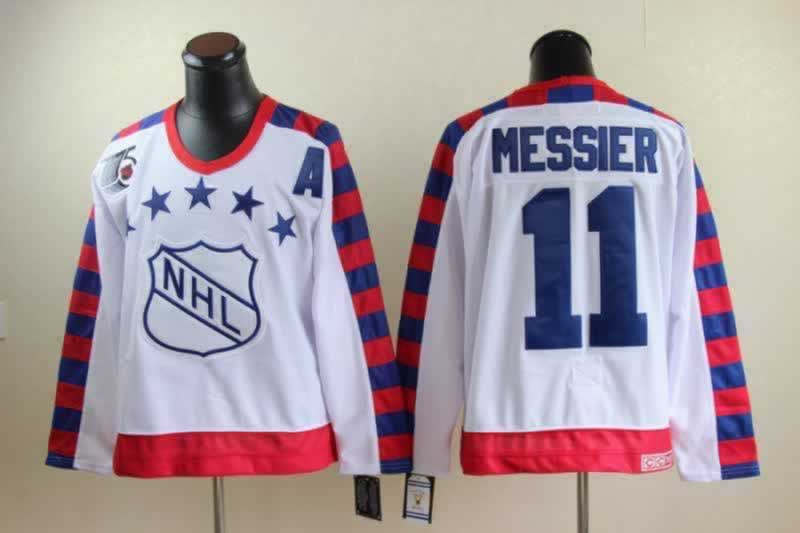 Messier Jersey: 2011 All Star CANADA 75TH CCM NHL #11 Jersey In White