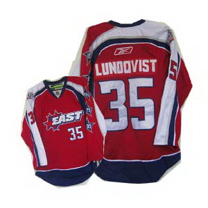 Red Lundqvist jersey, New York Rangers #35 2009 All Star Pro Bowl NHL Jersey