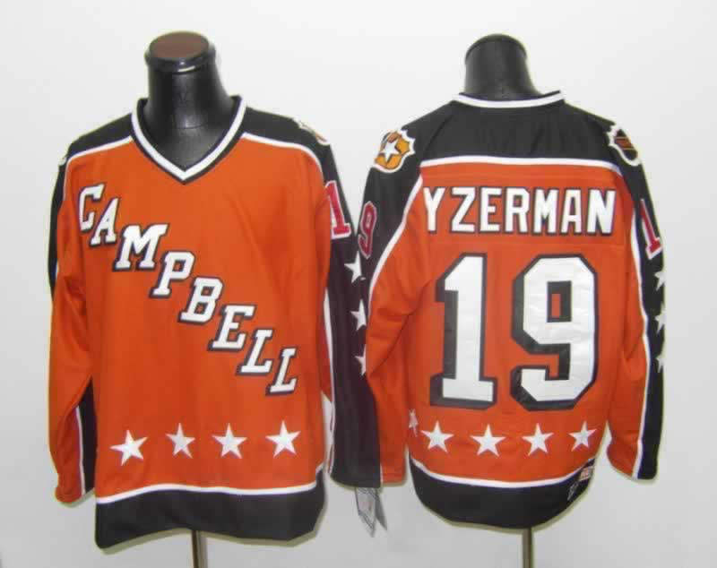 #19 Yzerman Orange 2009 All Star CCM NHL Jersey