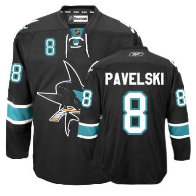 Pavelski jersey black #8 NFL San Jose Sharks jersey