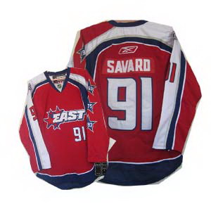 Boston Bruins #91 Marc Savard Red 2009 All Star East Edge NHL Jersey