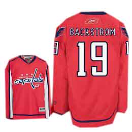 Nicklas Backstrom Red Jersey, NHL Washington Capitals #19 Jersey