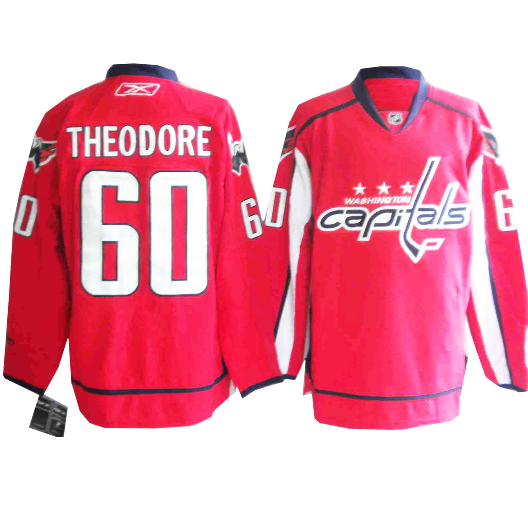 Capitals #60 Theodore Red NHL Jersey