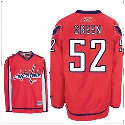 Red Green Jersey, NHL Washington Capitals #52 Jersey