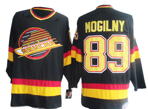 Black Mogilny Jersey, NHL Vancouver Canucks #89 CCM Jersey