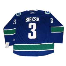 Bieksa Jersey: #13 NHL Vancouver Canucks Jersey In Blue