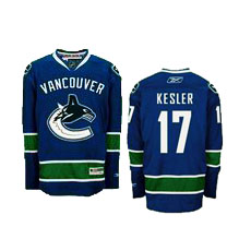 Canucks #17 Kesler Blue NHL Jersey