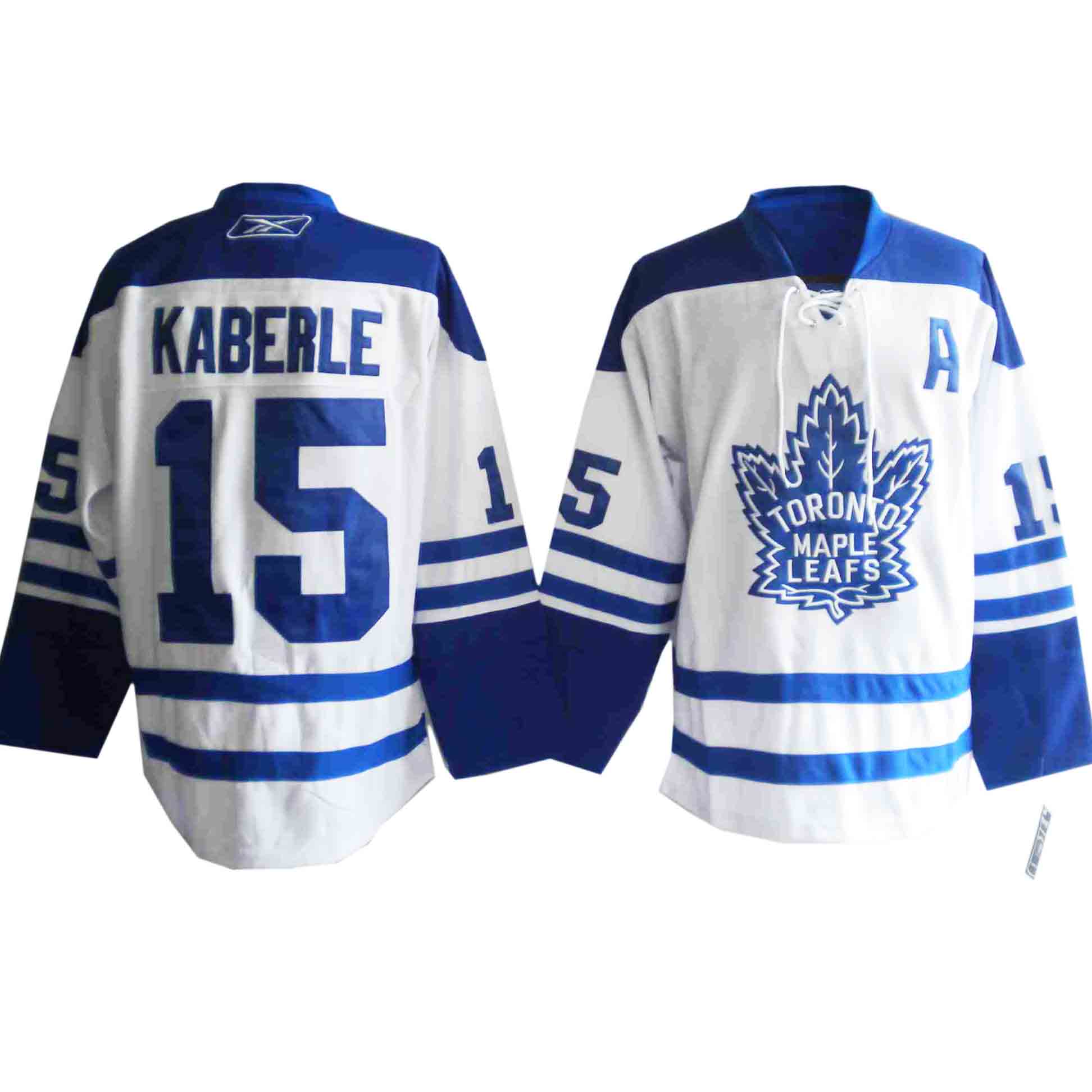 NHL Toronto Maple Leafs #15 Tomas Kaberle Jersey in white