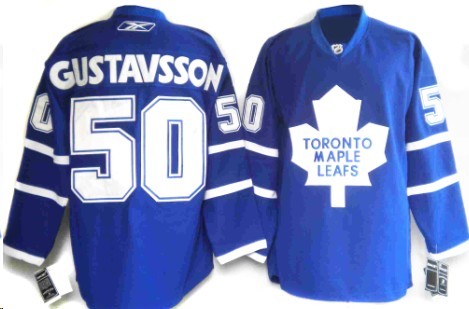 Leafs #50 Gustavsson Blue NHL Jersey