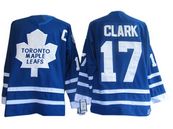 Blue Clark Jersey, NHL Toronto Maple Leafs #17 Jersey