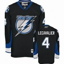 #4 Vincent Lecavalier Black NHL Tampa Bay Lightning Hockey Jersey