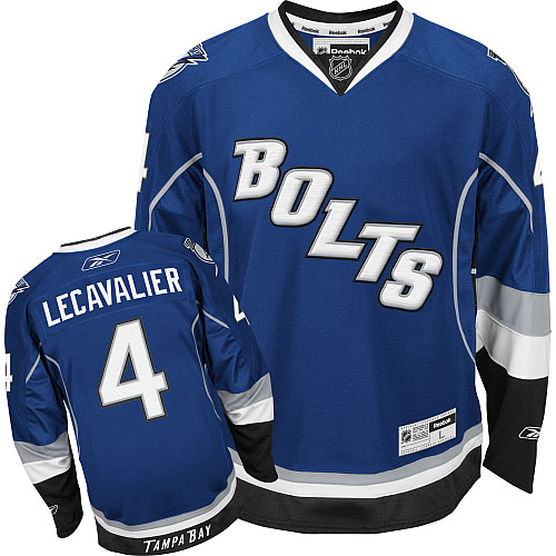 #4 Vincent Lecavalier Blue NHL Tampa Bay Lightning Jersey