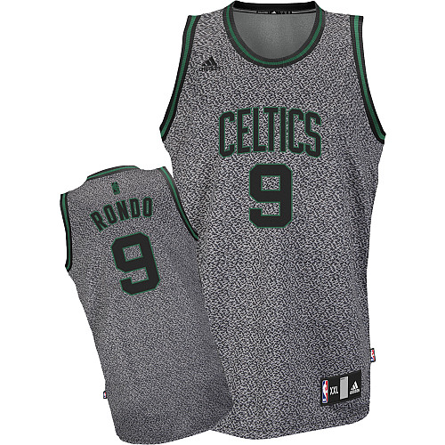 #9 Rondo grey Boston Celtics Snowflake NBA jersey
