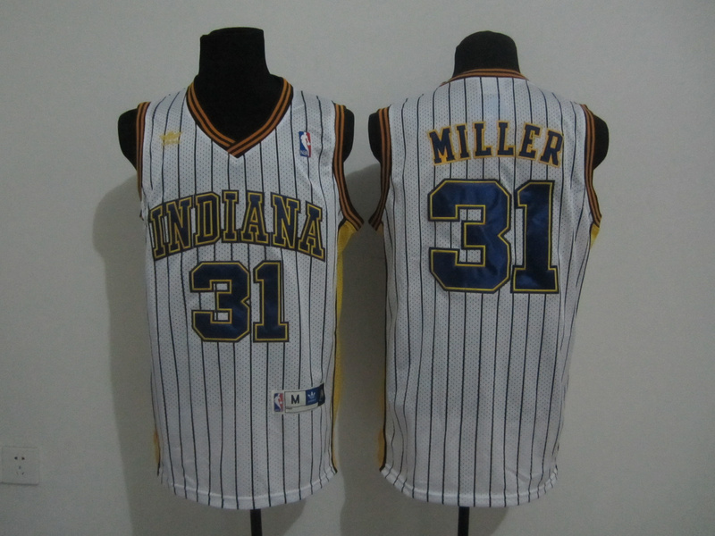 Reggie Miller white Jersey, Indiana Pacers #31 NBA Jersey