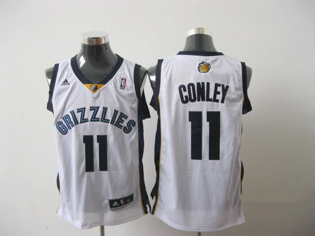#11 Mike Conley White Memphis Grizzlies Memphis Grizzlies Jersey