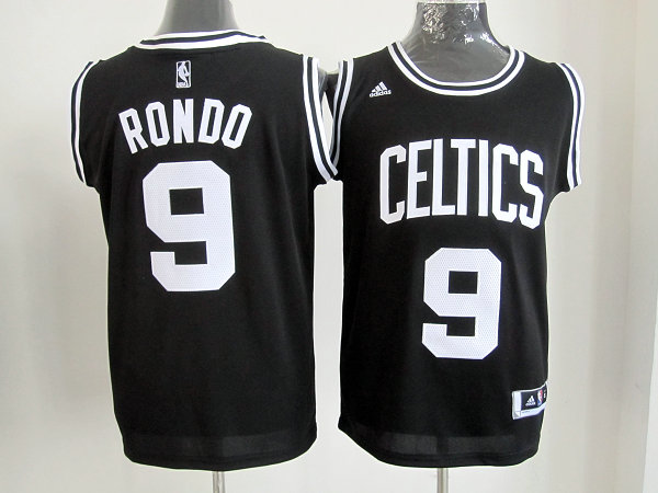 Rondd black jersey, Boston Celtlcs #9 NBA Revolution 30 jersey