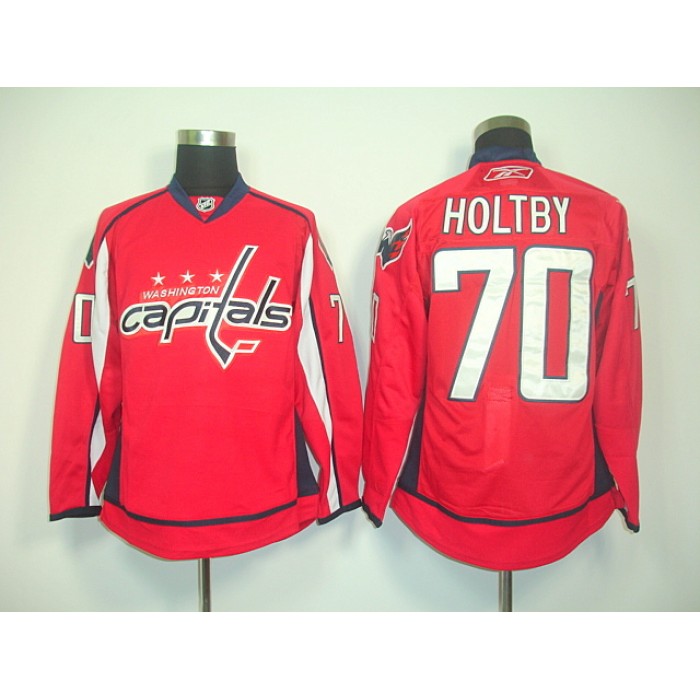 Red Braden Holtby NHL Washington Capitals #70 Jersey