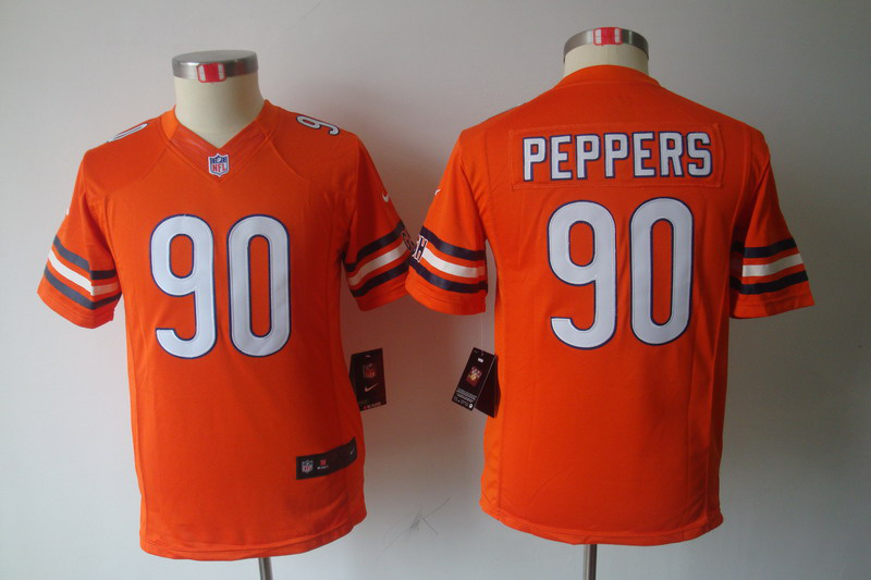 Peppers orange Nike Bears Youth limited NFL Jersey