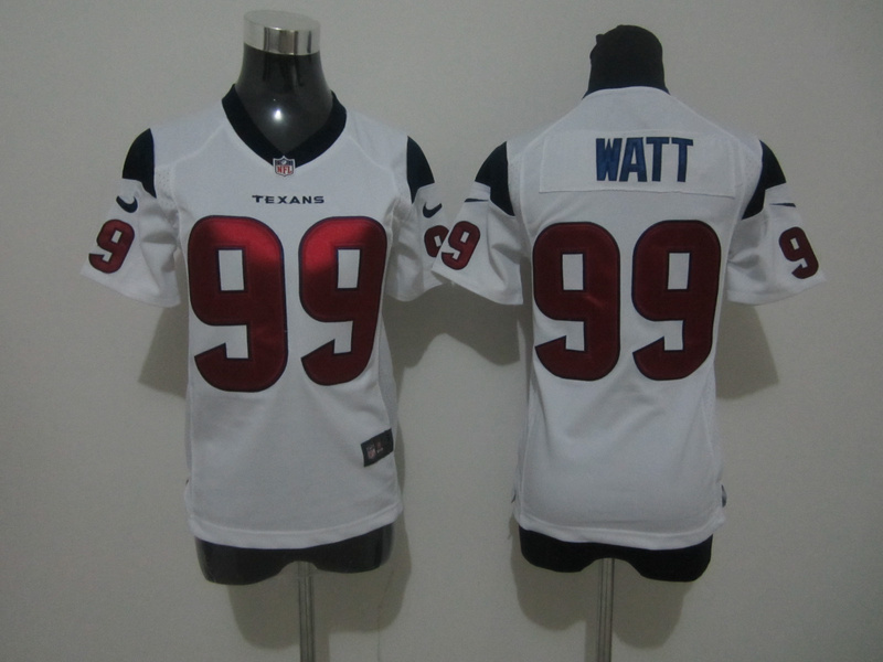 Watt white Jersey, Nike Houston Texans #99 Kids NFL Jersey