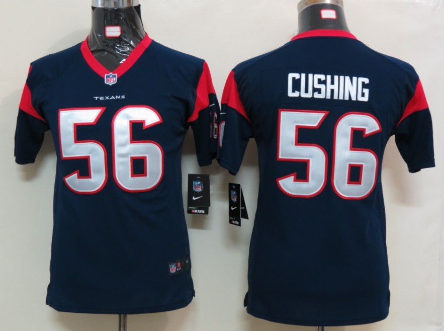 Cushing Blue Jersey, Nike Houston Texans #56 Youth Elite Jersey