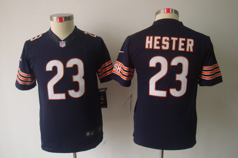 blue Hester limited Youth Nike NFL Chicago Bears #23 Jersey