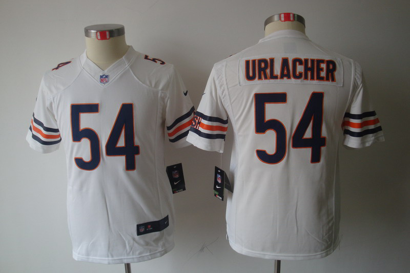 Urlacher white Nike Bears Youth limited NFL Jersey
