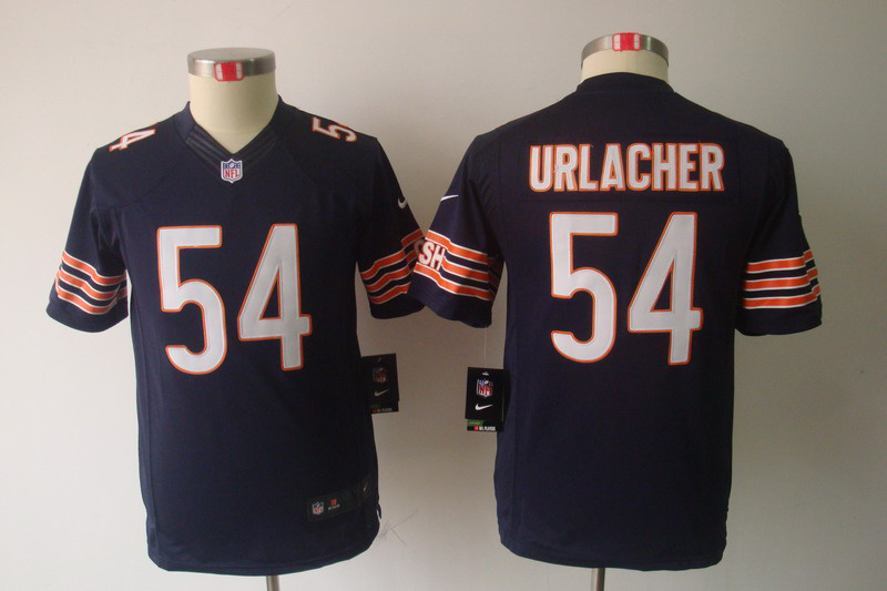 Youth limited #54 Urlacher blue Nike Chicago Bears NFL Jersey