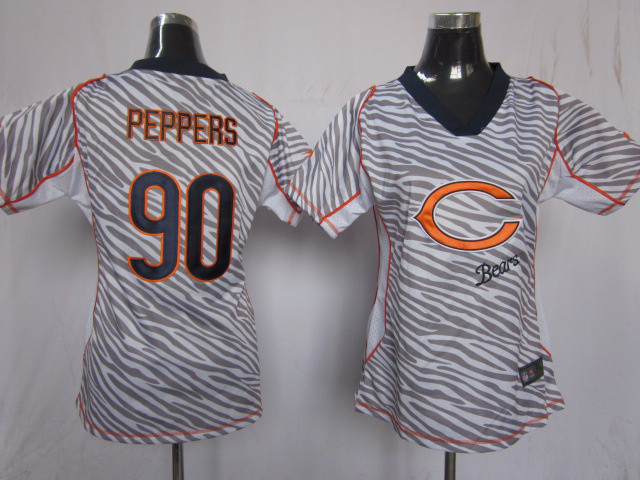 Chicago Bears #90 Julius Peppers Team Color 2012 Nike Womens Field Flirt Fashion jersey