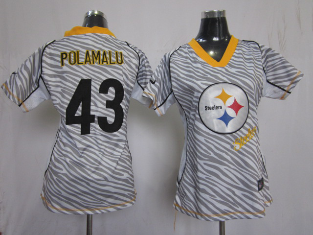 Troy Polamalu Team Color jersey, Pittsburgh Steelers #43 2012 Nike Womens Field Flirt Fashion jersey