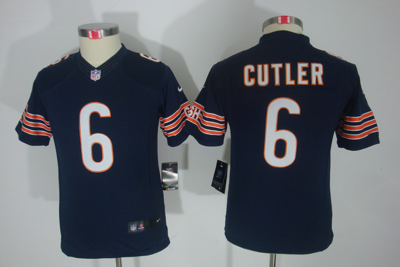 Youth limited #6 Jay Cutler blue Nike Chicago Bears Jersey